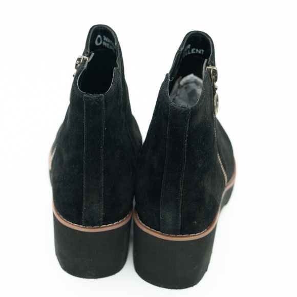 Vionic - Hazel Black Suede Wedge Boot - Picture 4 of 13